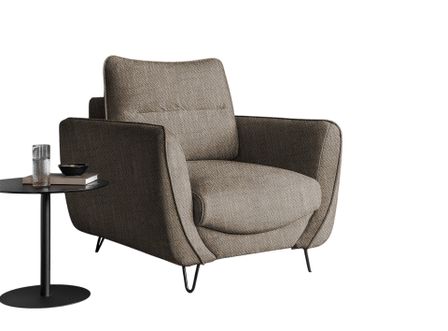 Fauteuil en tissu ZURIK – Élégance italienne et confort durable
