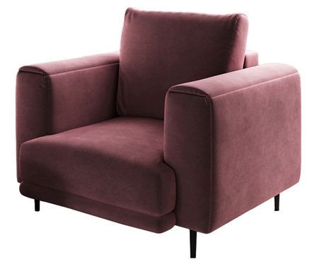 Fauteuil en velours DAVINA - Douceur luxueuse