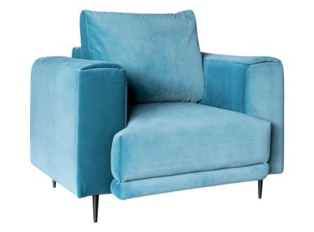 Fauteuil en velours DAVINA - Douceur luxueuse
