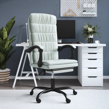 Fauteuil inclinable de bureau Gris clair Velours