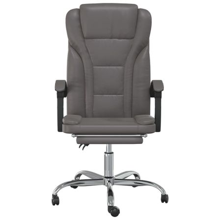 Fauteuil inclinable de bureau Gris Similicuir
