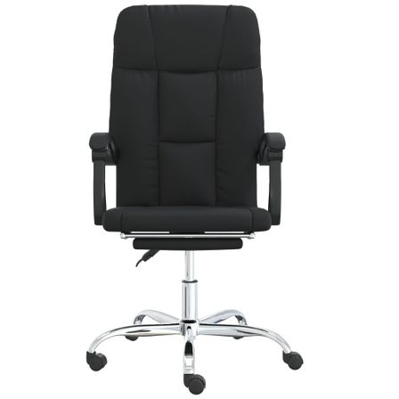 Fauteuil inclinable de bureau Noir Similicuir