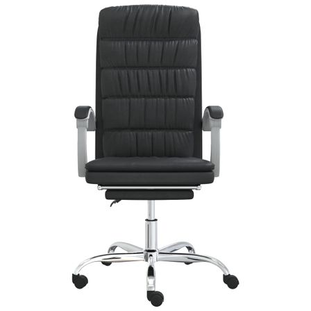 Fauteuil inclinable de bureau Noir Similicuir