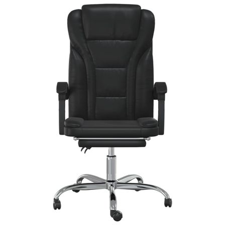 Fauteuil inclinable de bureau Noir Similicuir