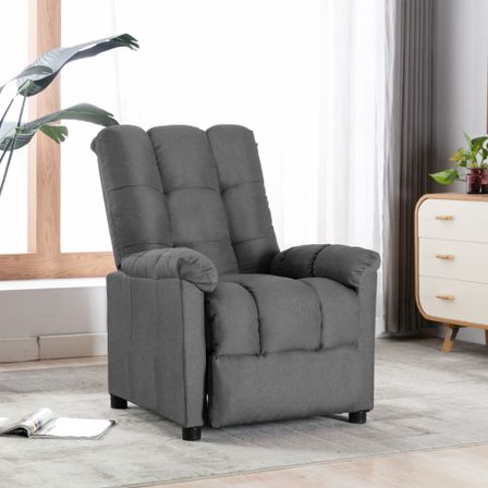 Fauteuil inclinable Gris clair Tissu 20