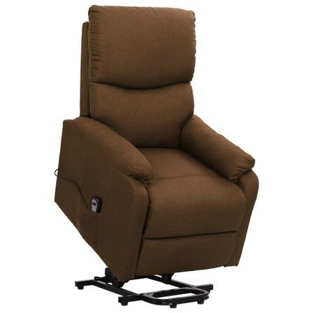 Fauteuil inclinable Marron Tissu