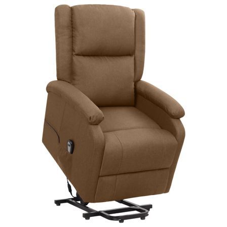 Fauteuil inclinable Marron Tissu 28