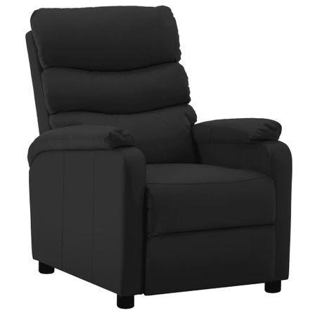 Fauteuil inclinable Noir Similicuir 9