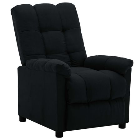 Fauteuil inclinable Noir Tissu Pako