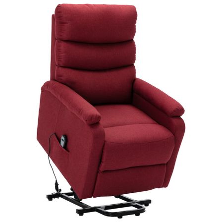 Fauteuil inclinable Rouge bordeaux Tissu 9