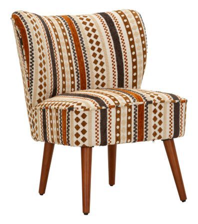 Fauteuil multicolore à motifs ethniques Madi