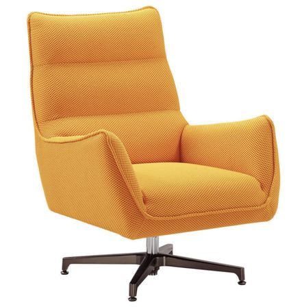 Fauteuil pivotant tissu maille 3D Milan
