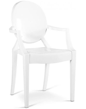 Fauteuil polycarbonate LOUIVA Haut de gamme - Elégant et résistant