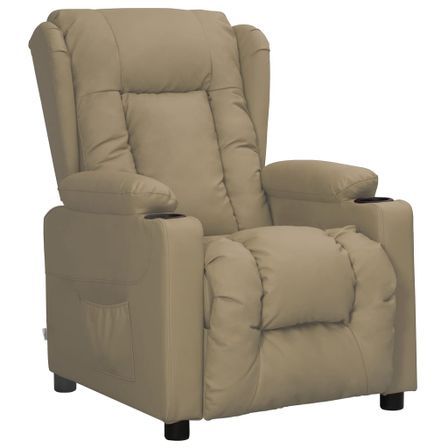 Fauteuil releveur inclinable Cappuccino Similicuir 2