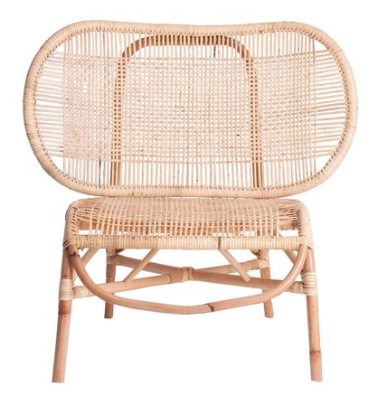 Fauteuil rotin clair Soonia