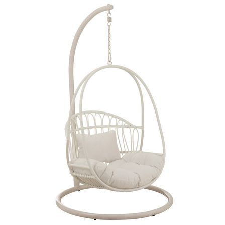 Fauteuil suspendu enfant métal blanc Amble