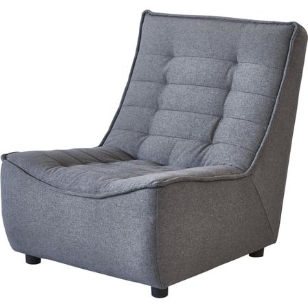Fauteuil tissu anthracite Florisma