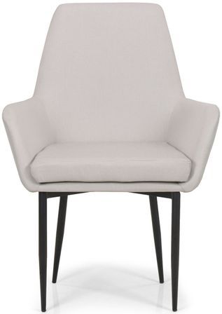 Fauteuil tissu beige Neste