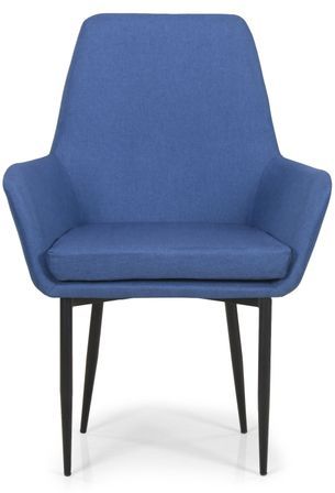 Fauteuil tissu bleu foncé Neste
