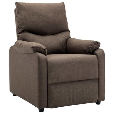 Fauteuil TV Marron Tissu Gaby