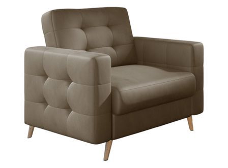 Fauteuil velours ANSKA