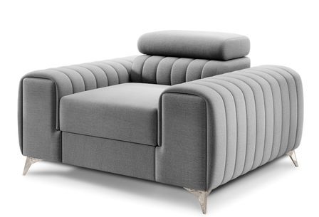 Fauteuil velours LOZA - Confort et design moderne