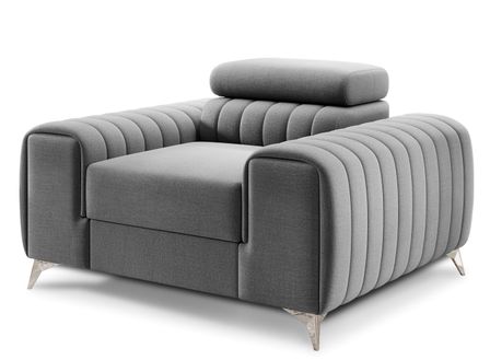 Fauteuil velours LOZA - Confort et design moderne