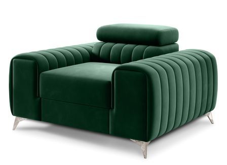 Fauteuil velours LOZA - Confort et design moderne