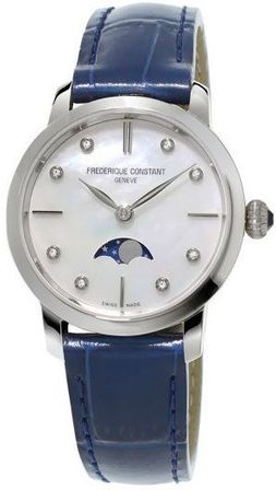 Frederique Constant Slimline Ladies Moonphase FC-206MPWD1S6
