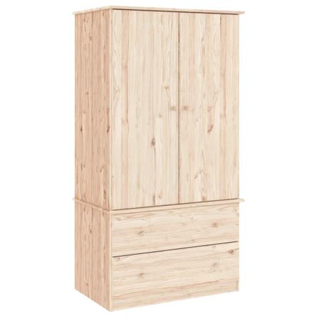 Garde-robe ALTA 90x55x170 cm bois massif de pin