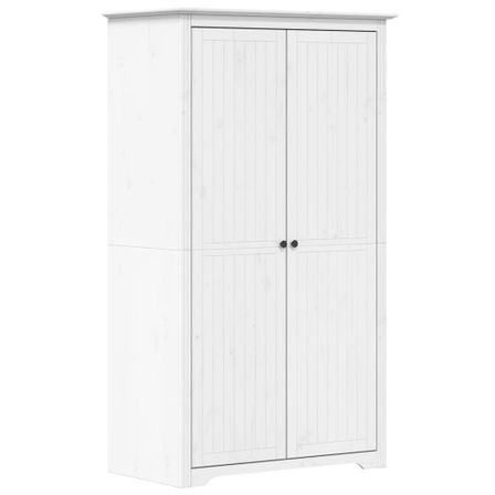 Garde-robe BODO blanc 101x52x176,5 cm bois massif de pin