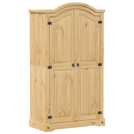 Garde-robe Corona 102x52x186 cm bois de pin massif