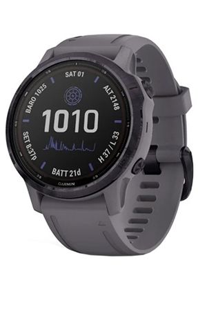 Garmin Fēnix 6s Pro Solar - Amethyst Steel With Shale Gray Band 010-02409-15