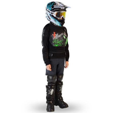 Gilet de protection enfant pour moto et quad vert Xtm factory