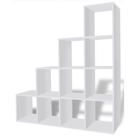 Grande étagère 10 niches blanc Claireau