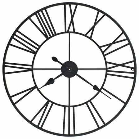 Grande horloge murale vintage XXL – Ø 80 cm