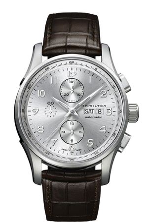 Hamilton Jazzmaster Maestro Auto Ss Silver Dial - Brown Leather Strap H32716859