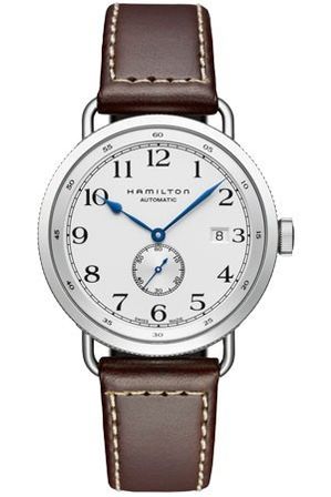 Hamilton Khaki Navy Pioneer 40mm Silver - Brown Leather H78465553