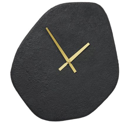 Horloge murale design VIENNA – Ciment noir