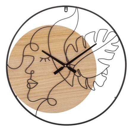 Horloge murale élégante -b- cm ø 60x2