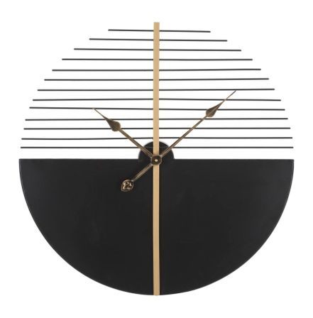 Horloge murale ronde design géométrique Lao