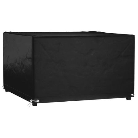 Housse de salon de jardin 8 œillets 125x125x75 cm carré
