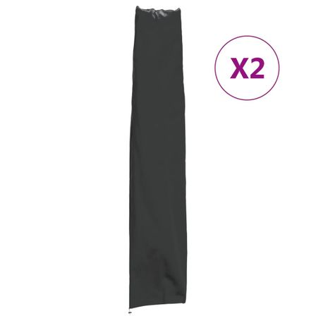 Housses de parapluie de jardin 2 pcs 170x35/32 cm 420D