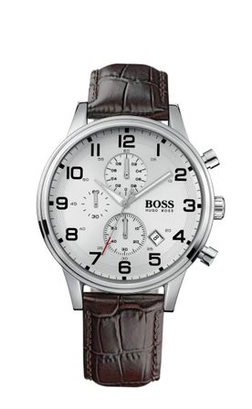 Hugo Boss Aeroliner Chrono Leather Strap 44mm 1512447