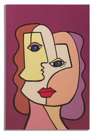 Impression/peinture murale face neuve -b- cm 60x3x90