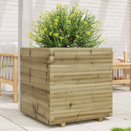 Jardinière 70x70x72 cm bois de pin imprégné