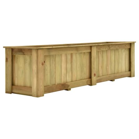 Jardinière surélevée 196x50x50 cm Bois de pin imprégné