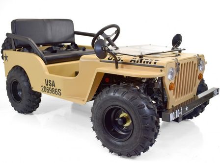 Jeep 125cc 3 vitesses Beige