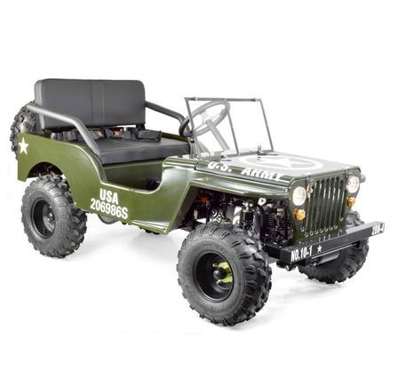 Jeep enfant 150cc semi-automatique verte