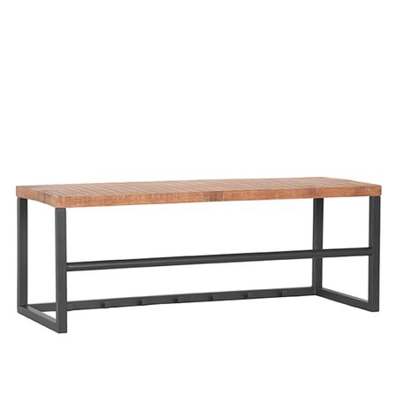 LABEL51 Porte-manteau Swing 80x30x30 cm Bois/Acier brûlé